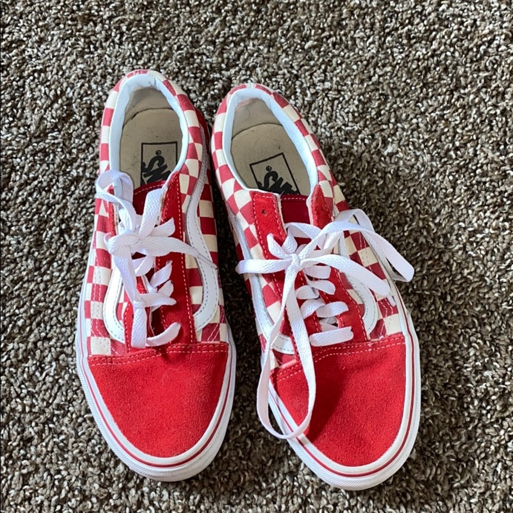 Vans checkered shoes